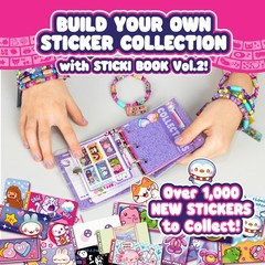 Sticki Rolls Sticker Book Bracelet – 120 Holographic Stickers