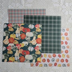 Give Thanks 12×12 Autumn Scrapbook Kit, Mixed Media Lot