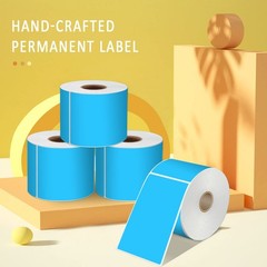 3″ x 5″ Rectangle Adhesive Color Code Stickers,250 per Dispenser Box Roll Squ