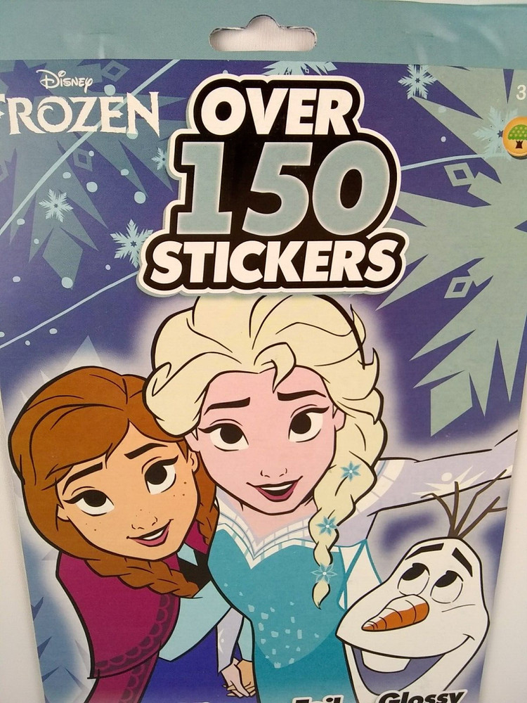 Disney Elsa Frozen 150 Stickers Kids Puffy Glitter Foil Glossy Sticker Book 3+