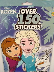 Disney Elsa Frozen 150 Stickers Kids Puffy Glitter Foil Glossy Sticker Book 3+