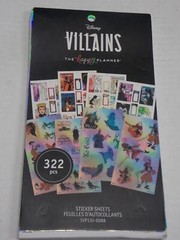 Disney tablet and art book of stickers, including villian stickers