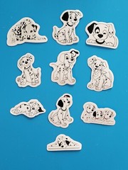 101 Dalmatians Scrapbooking Stickers Disney 10 X Vinyl Sticker May249