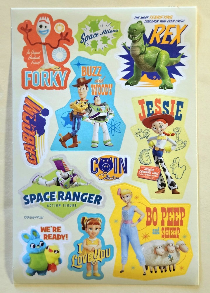 Disney Pixar/ TOY STORY 4 / Sticker sheet.