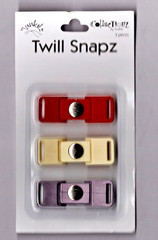 Junkitz TWILL SNAPZ-HOME (3PC) scrapbooking ALBUMS CARDS JOURNALS MIXED MEDIA