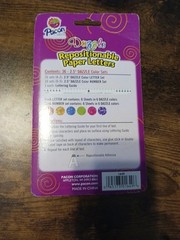 Pacon Self-adhesive Paper Letters DAZZLE 6 COLORS 2 1/2″