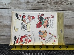 VTG 1981 Hallmark Christmas Name Tag Stickers New Sealed Pack Elf Santa 4 Sheets