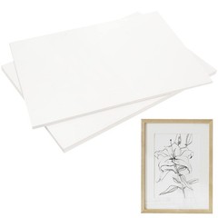 50 PCS 11.5×15.5 Inch White Chipboard Sheets 40 pt Cardboard Scrapbook Art