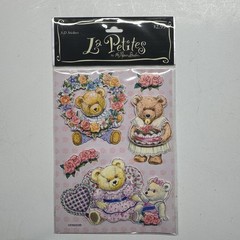 2004 Teddy Bear La Petites 3-D Stickers Paper Studio Lot Of 2 ~ NOS Rare Find