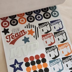 NEW Paper House Life Organized Planner Sticker Book Sports 260 Pcs 4 pgs -C