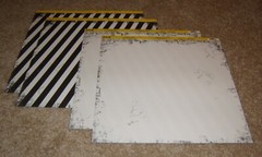 Reminisce 12×12 Double Sided Cardstock Paper(4) ~ Road Signs..Billboard White
