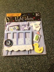 K&COMPANY LIGHT IDEAS IT’S A BOY BLUE CRIB – LIGHTS UP – NEEDS BUTTON BATTERY