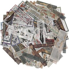 DIY Vintage Washi Stickers – 120 Antique Floral & Book Decals for Paper Crafts