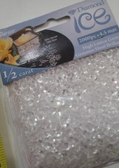 Gemstone Studs Bling Stickers 1/2 carat Diamond Mix Lot of 8 Packs Art Craft