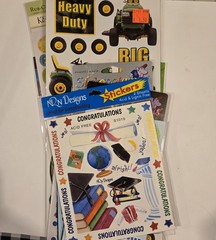 Sticker Lot Various Brands, plus rub on and chipboard