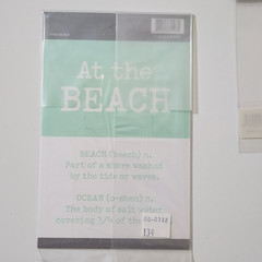 NEW Lot BEACH SUMMER Scrapbook Tags Cut-Outs 3D Kolette O’Scrap Fresh Cuts -F