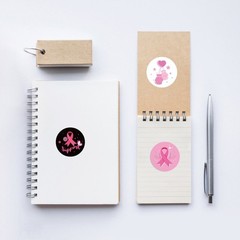 Breasts Cancer Awareness Sticker Pink Sticker Ribbon Sticker for Fundraising