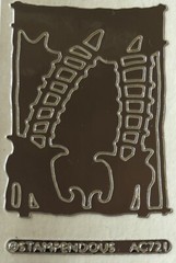 BLACK/SILVER WITCH LEG «Outline” Stickers (2”x9”)Happy Halloween •Boots•Scary•