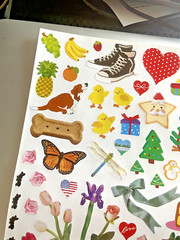 1 Mrs Grossmans Large Sheet Stickers Magic Collection pets flowers gifts cookies