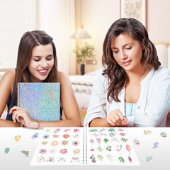Large Reusable Sticker Book Collecting Album 8.5×11 Inch Sticker Storage Coll…