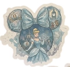 Sticker Pack | Cinderella | Clear | Holographic | Style 2