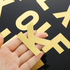 232 Pcs 24 Sheets Gold Letter Stickers Large Bulletin Board Letters for Classroo