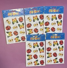 Vtg Stickers Lot (19 Packages) Unicorns, Frogs, Bugs, Cat In The Hat Butterflies