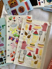 Stickopotamus Sticker 6-Ring Binder Album With 24 Stickers Pages