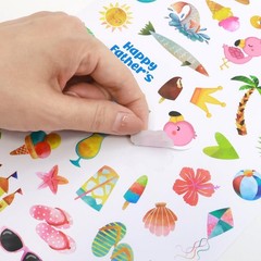 24 Sheets Holiday Stickers Assortment Seasonal Stickers for Kids Children St….
