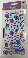 Sticko Metallic Foil Confetti Stickers EK Success 39ct 2010 SPMT17 NIP Scrapbook