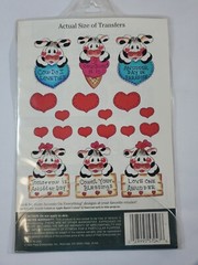 Plaid Rub On Transfers «Country Critters» Lot of 3 No. 57047 Cow Sayings