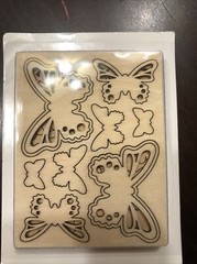 Stampin Up Retired BUTTERFLY Wood ELEMENTS 84 Pieces NEW RARE HTF