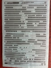 6 Letraset INSTANT LETTERING Transfer Letters 20pt-24pt Helvetica Medium 7