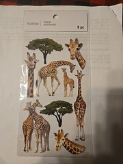 Recollections GIRAFFES 🦒 Scrapbooking Stickers