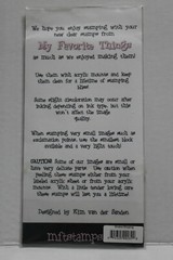 MFT My Favorite Things Window Shopping Clear Stamps Shoes Friends Retired