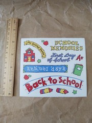 Francis Meyer Set of 2 Sticker Sheets – Back to School