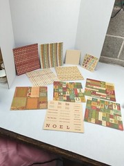 Lot Scrapbooking Supply Christmas Letters Numbers Cardstock Borders Tags Sticker