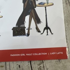 Rongrong Fashion Girl Vault Lady Latte Sticker Sheet Planner New
