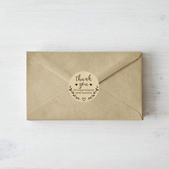 2» Thank You for Supporting My Small Business Stickers, Kraft Labels Custom Sti