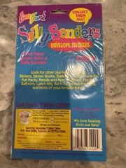 Lisa Frank Silly Senders Envelope Stickers Vintage SEALED Cat Poodle Dog Rabbit