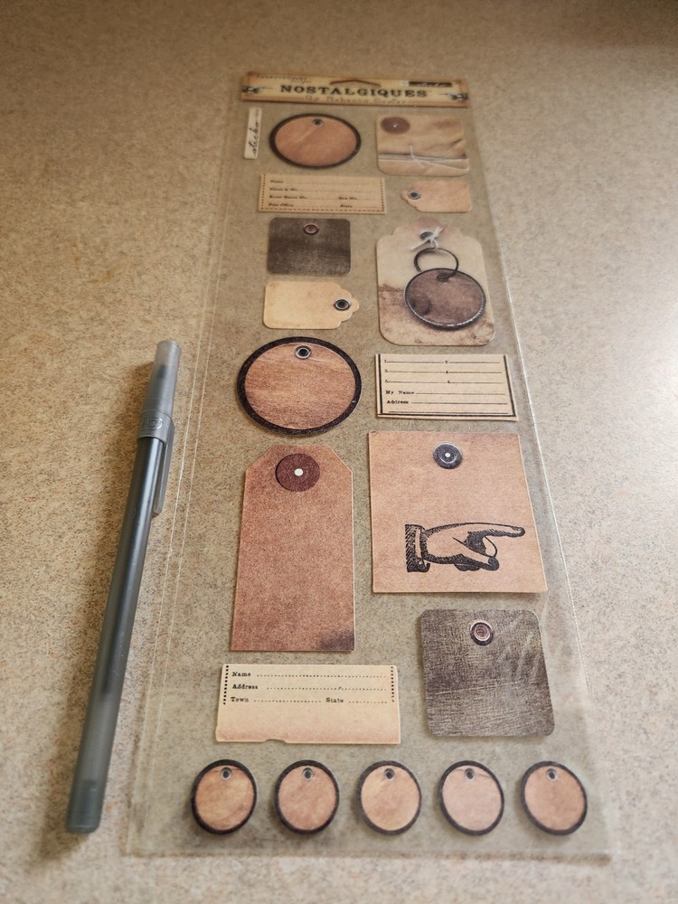 Sticko/Rebecca Sower’s Nostalgiques Tags and Labels Stickers