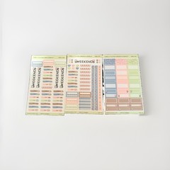 Hubman & Chubgirl | Three Little Pigs Planner Sticker Kit Hobonichi Cousin