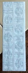 Rare Vintage SANDYLION Mother of Pearl MINI MONKEYS Stickers (1 Sheet)