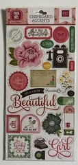 Echo Park 6 x 12 Chipboard Accents Multiple Variations-You Choose