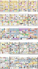 Emoji Stickers | 960 Most Popular Emoticons | Jumbo, Fun & Educational!