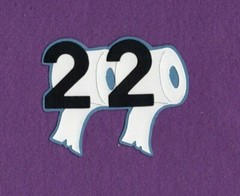 2020 date year toilet paper Scrapbook Title scrapbook cards