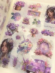 6.5″ x 9″ Scrapbook & Paper Crafting Stickers – 2 Bks- 24 Pgs/Book