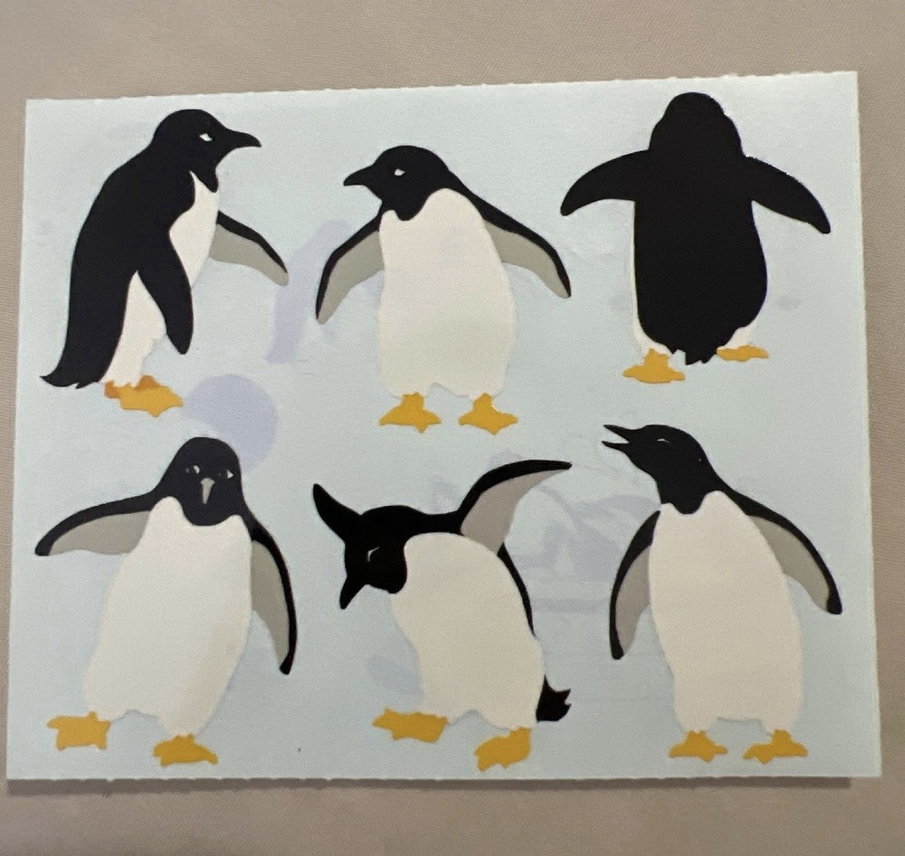 *Mrs. Grossman’s Large Stickers Penguins 1/2 sheet