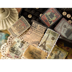 Vintage Scrapbook Washi Stickers Set 180Pcs Plant Old Modern Times Forest Animal