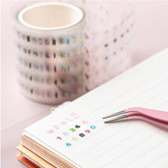 Korean Stationery Set Kawaii Stickers Washi Tape Planner Scrapbook Journal Kit
